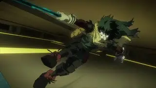 Deku swinging around like Spider-Man for 2 minutes straight