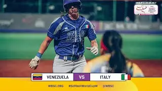 HIGHLIGHTS - Venezuela vs Italy – WBSC Women’s Softball World Cup