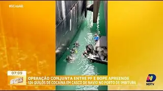 Pol&iacute;cia Federal e Pol&iacute;cia Militar de SC encontram coca&iacute;na escondida no casco de navio em Imbituba