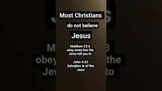 Most Christians already follow Antichrist because they do not do everything Jesus told them to do
