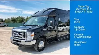 2018 Turtle Top VanTerra XLT 13 Passenger Bus For Sale!