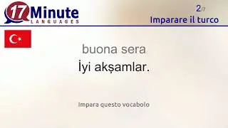 Imparare il turco (Parte 2)