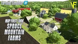 SO MUCH Potential! Spruce Mountain Farm's For Farming Simulator 22 | Map 1st Look
