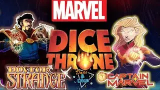 Marvel Dice Throne | Доктор Стрэндж против Капитана Марвел | Прохождение #marveldicethrone #dicet...