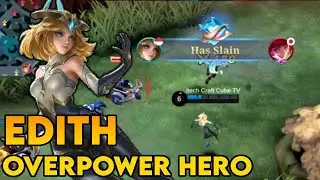 BEATRIX COUNTER!! EDITH GOLD LANE WITH TANK BUILD MOBILE LEGEND BANG BANG