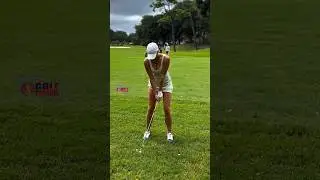 Amazing Golf Swing you need to see | Golf Girl awesome swing | Golf shorts | Ashley Huffman