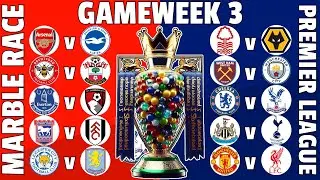 MARBLE RACE PREMIER LEAGUE - Gameweek 3