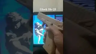 Try to shoot a Target #glock #glock18c #viral #shortvideo #tiktok #india  #airsoftgunspring #shorts