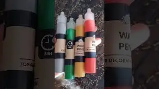 Customized candles, subscribe for more inspiration! #waxpen #diycandle #easycraft #easydiy #newyear