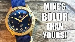 Be BOLDR & Courageous! Voyager Adriatic Automatic Dive Watch Review - Perth WAtch #239