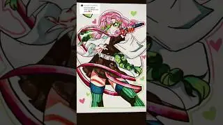 Drawing Mitsuri Kanroji 🍡🌸