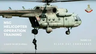 NSG commandos in Action using Helicopter drop