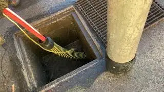 Cleaning storm drain