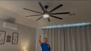 Ceiling Fan Review: Easy Install, Intuitive Remote, Quiet DC Motor
