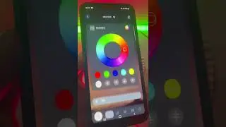 V&ograve;ng 60 led điều khiển qua app LotusLamp X #ledlights #ntn #smartphone