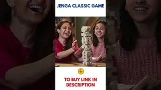 Jenga Classic Game } #gaming| #games | #wooden blocks game | #jenga game by hasbro