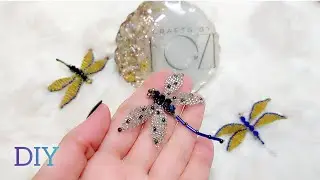 DIY Beaded Dragonfly 💎 You Won't Believe How EASY This Is!