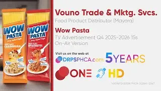 Wow Pasta TV Ad Q4 2025-2026 15s with Marian Rivera (Philippines, On Air Version) [CC/HD]