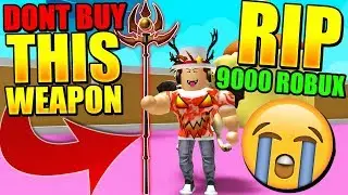 I BOUGHT THE BEST WEAPON IN WEAPON SIMULATOR BUT IS BAD?! (Roblox) *RIP 9000 ROBUX*