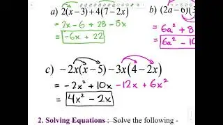 MCR3U - Lesson 0: Some Stuff We Should Remember