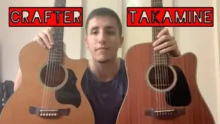 Viol&atilde;o TAKAMINE vs CRAFTER (comparando o som)