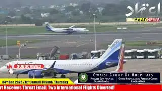 RGIA Bomb Scare: Hyderabad Airport Receives Threat Email, Two International Flights Diverted!