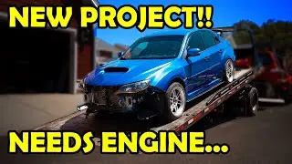BOUGHT A BLOWN MOTOR STI! WE ARE GOING TO REBUILD IT! TONS OF MODS!