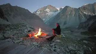How to view and enjoy the Swiss Alps in an affordable way? Mountainbike and tent!