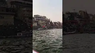 Varanasi ganga river boat ride 2025 #banarasghat #shorts #kashighat