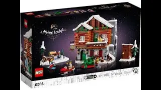 ASMR Speed Build Lego 10325 Icons Alpine Lodge Winter Village Collection Complete