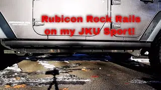 How To: Rubicon Rock Sliders on my JKU Sport?