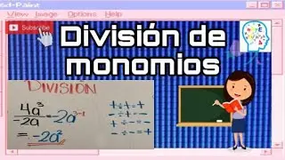 DIVISI&Oacute;N DE MONOMIO &divide; MONOMIO//MATESOLUCIONES