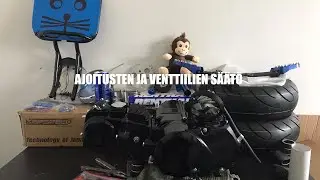 Mankin ajotusten ja venttiilien säätö (Lifan 125)