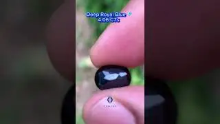 Unheated 4.06 Ct Deep Blue Sapphire &ndash; Pure Elegance 💙✨