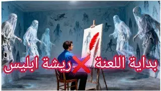 احذر ❌ ريــشة ابليــس الملعــونة  فتحت باب الجحيم #يلانبداالحكاية #رعب 