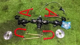 Cầu trước xe địa hình 4 bánh - chi tiết bộ dẫn động cầu trước siêu khoẻ