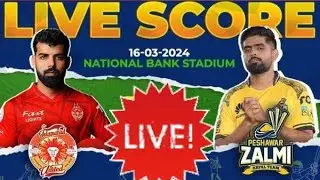 Islamabad United vs Peshawar Zalmi match live | PSZ vs ISU 2024 | PSL 9 Live