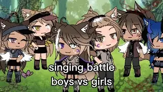 Singing Battle girls vs boys glmm