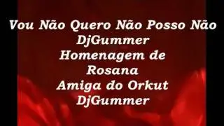 Vou N&atilde;o Quero N&atilde;o Posso N&atilde;o DjGummer