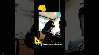 body weight deep squats . Chicken legs 🍗 maintenance reps #muscleActivation #squats 👊#jre