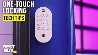 One-Touch Locking and PIN Code Access with the Yale Smart Lock with Matter &ndash; Tech Tips from Best Buy