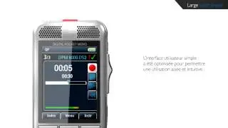 Philips Pocket-Memo 6000 & 7200 - Ecran Couleur - Pr&eacute;sentation Onedirect