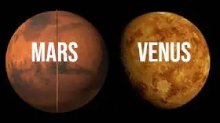 Venus and Mars Surface Features