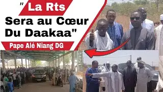 Visite Pape Alé Niang DG de la RTS à #Médina Gounass pour préparation du Daakaa de M.G 19/04/2025