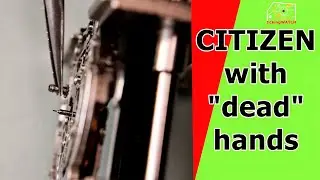 Старые часы Citizen с неподвижными стрелками &ndash; как отремонтировать часы Miyota 8200A