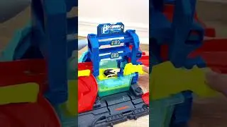 El mejor autolavado de #hotwheels 🔥 Mega Shark Car Wash 🧽 #mattel #shark #toys