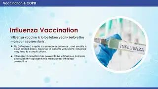 Vaccination and COPD
