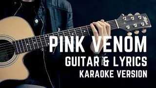 Pink Venom (Acoustic guitar Karaoke)  Instrumental and Lyrics BLACKPINK