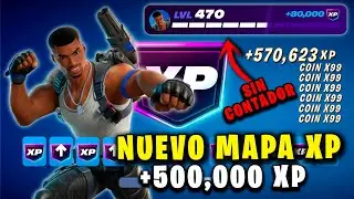 MAPA XP SIN CONTADOR 😱 SUBE DE NIVEL RAPIDO 🚀 MAPA XP FORTNITE CAPITULO 7