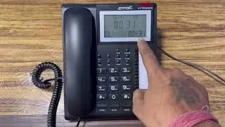How to setup date time & one touch speed dial button for Sintech mini master telephone KX-TSC934CID